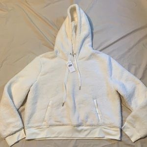 NWT Banana republic Sherpa hoodie
